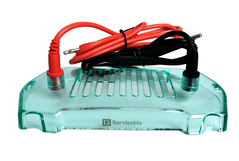 Electrophoresis System Upper Lid With Power Cables